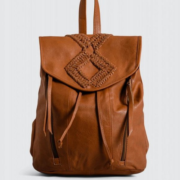 Day & Mood Handbags - Day & Mood Grace Leather Backpack